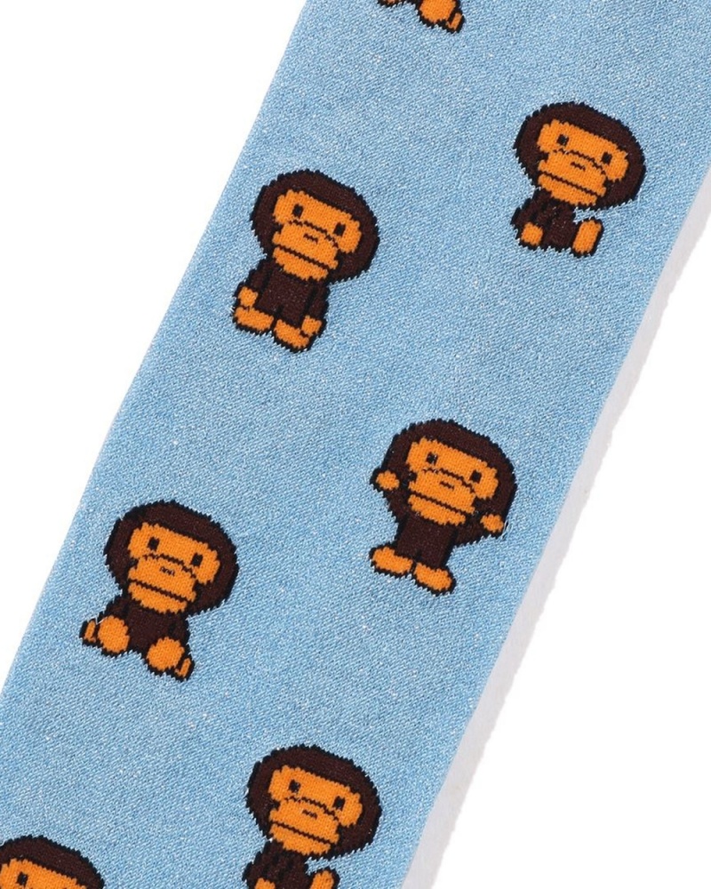 Chaussettes Bape Baby Milo Glitter Bleu Clair Femme | VTK-24532107